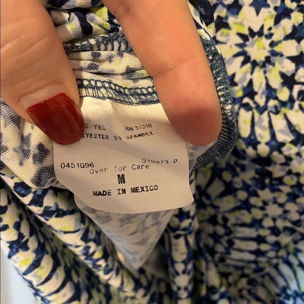 AB Studio Womens Short Sleeve Top Medium - Picture 8 of 9